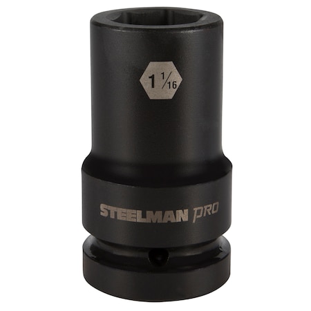Steelman 1" Drive x 1-1/16" 6-Point Thin Wall Deep Impact Socket 79339